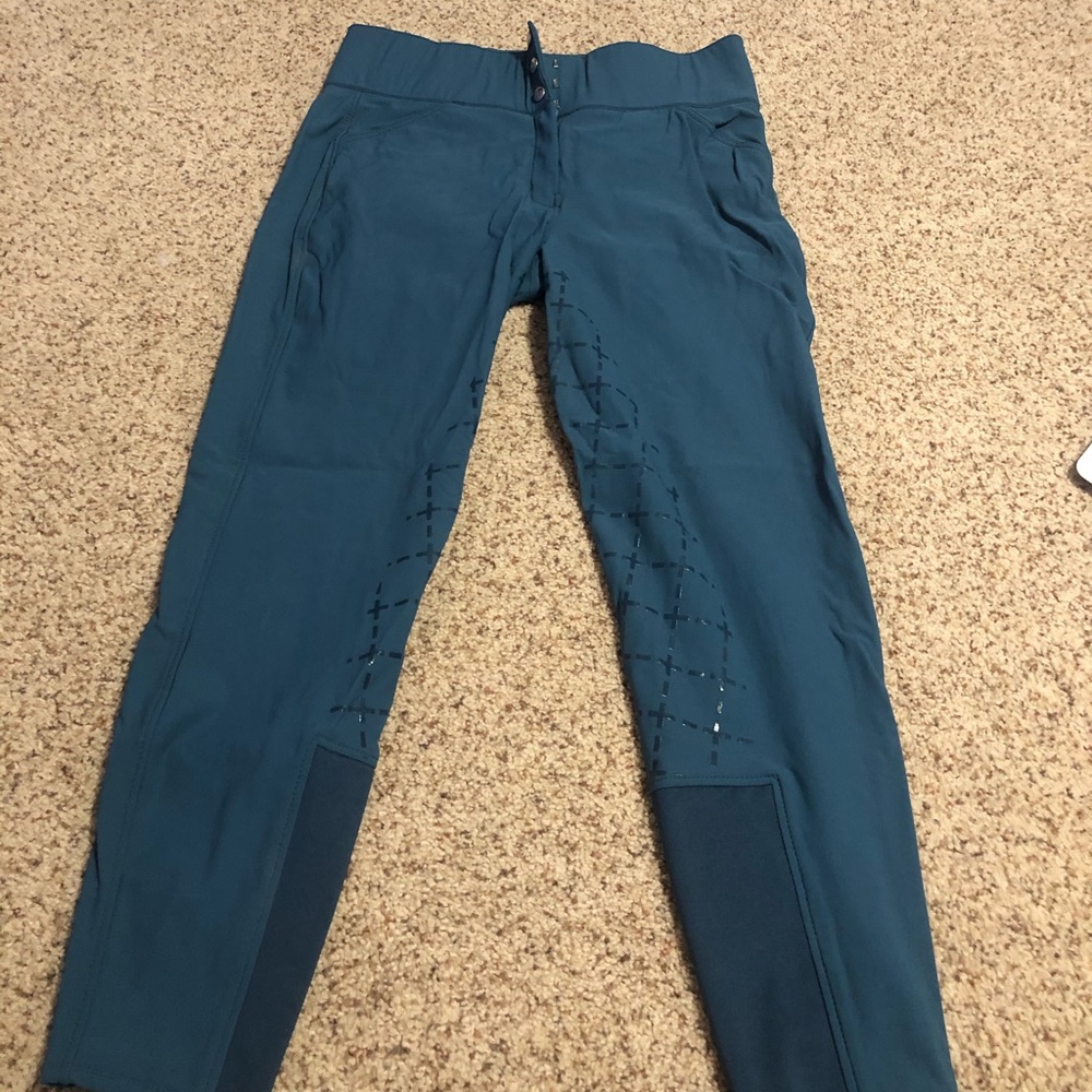 Blue Equestrian Horseback Riding Pants